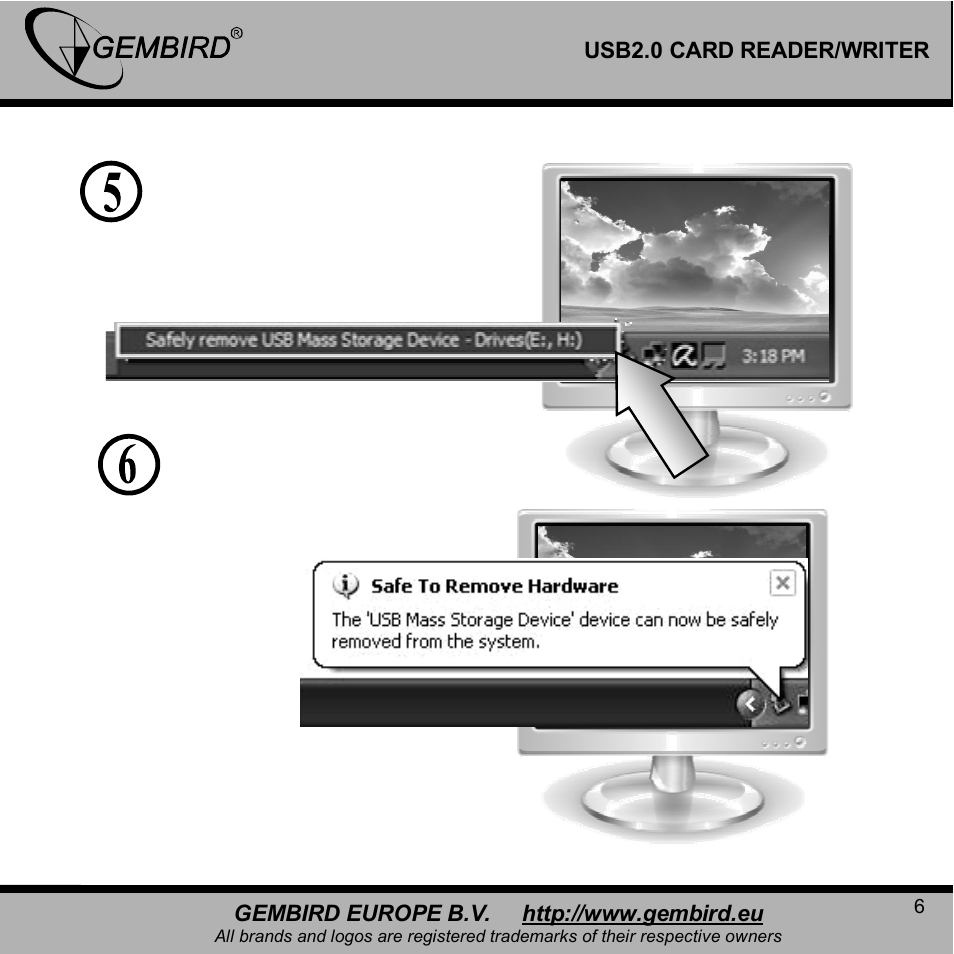 Gembird FD2-ALLIN1 User Manual | Page 6 / 13