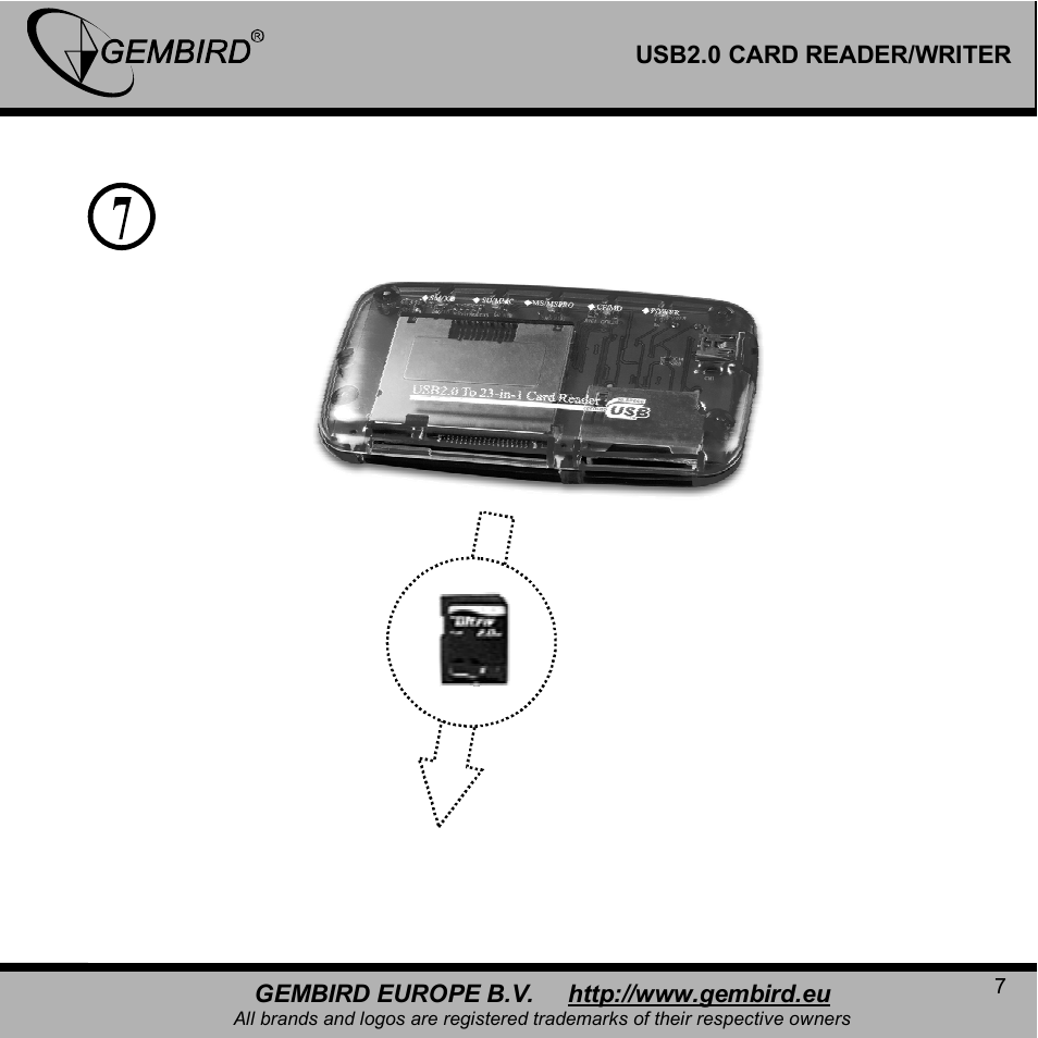 Gembird FD2-ALLIN1 User Manual | Page 7 / 13