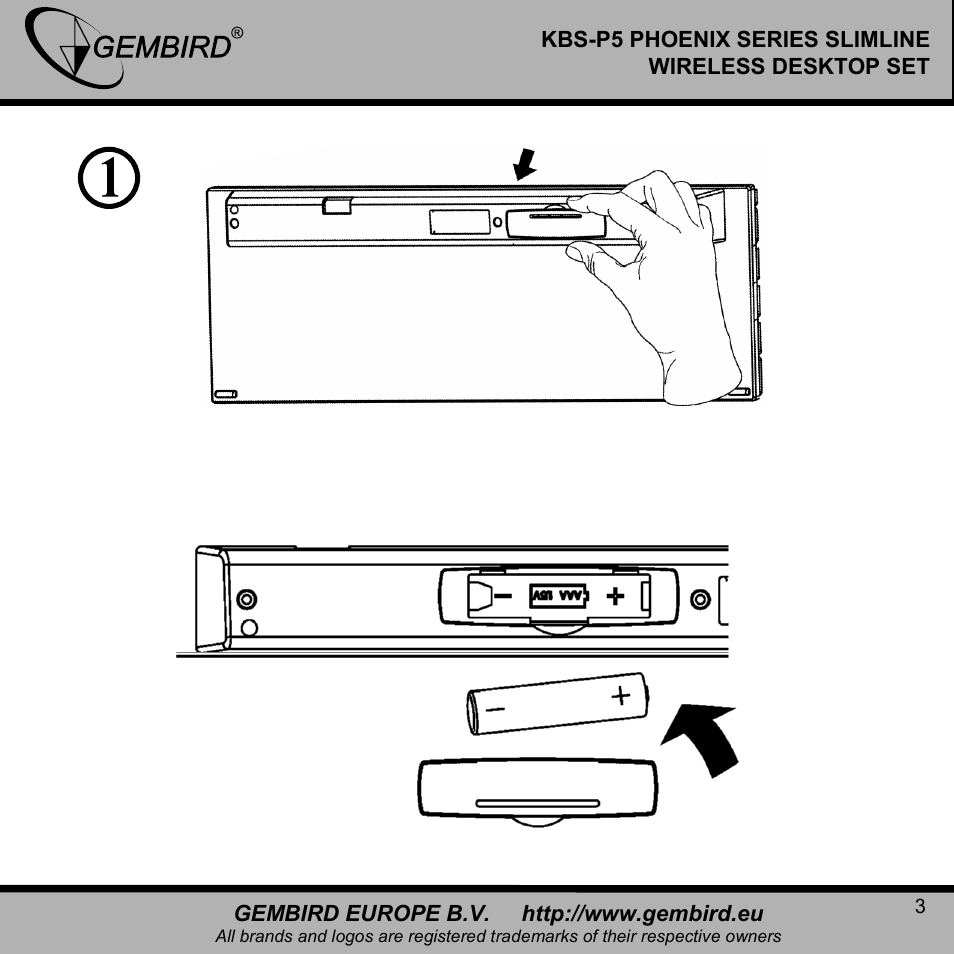 Gembird KBS-P5 User Manual | Page 3 / 11