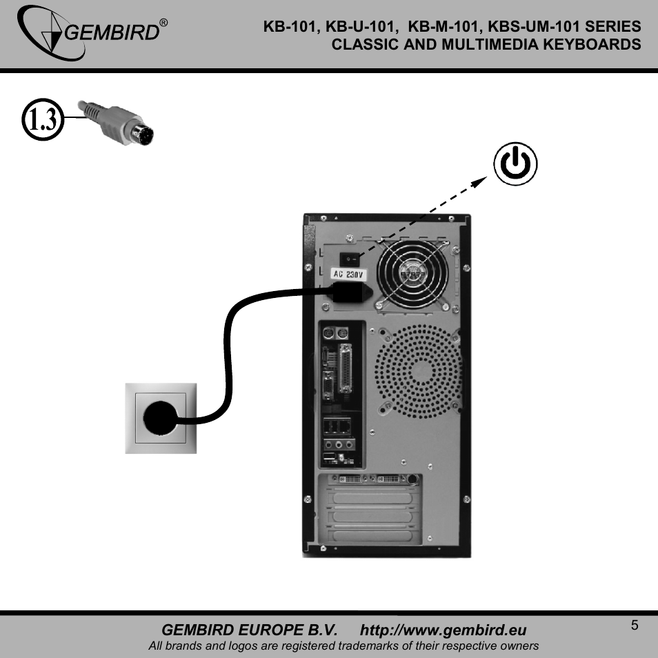 Gembird KBS-UM-101 User Manual | Page 5 / 12
