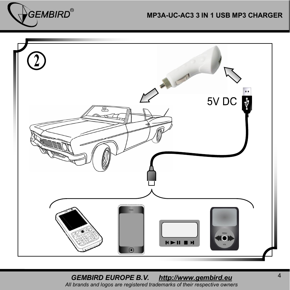 Gembird MP3A-UC-AC3 User Manual | Page 4 / 10