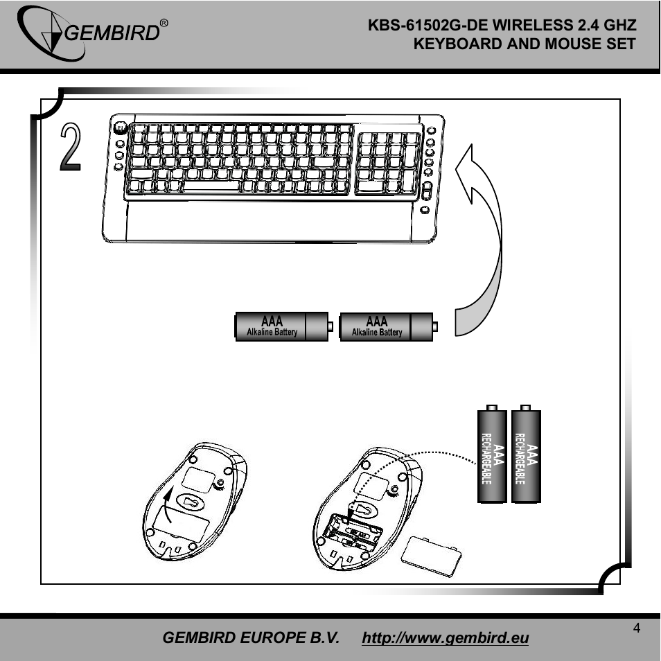 Gembird KBS-61502G-DE User Manual | Page 4 / 12