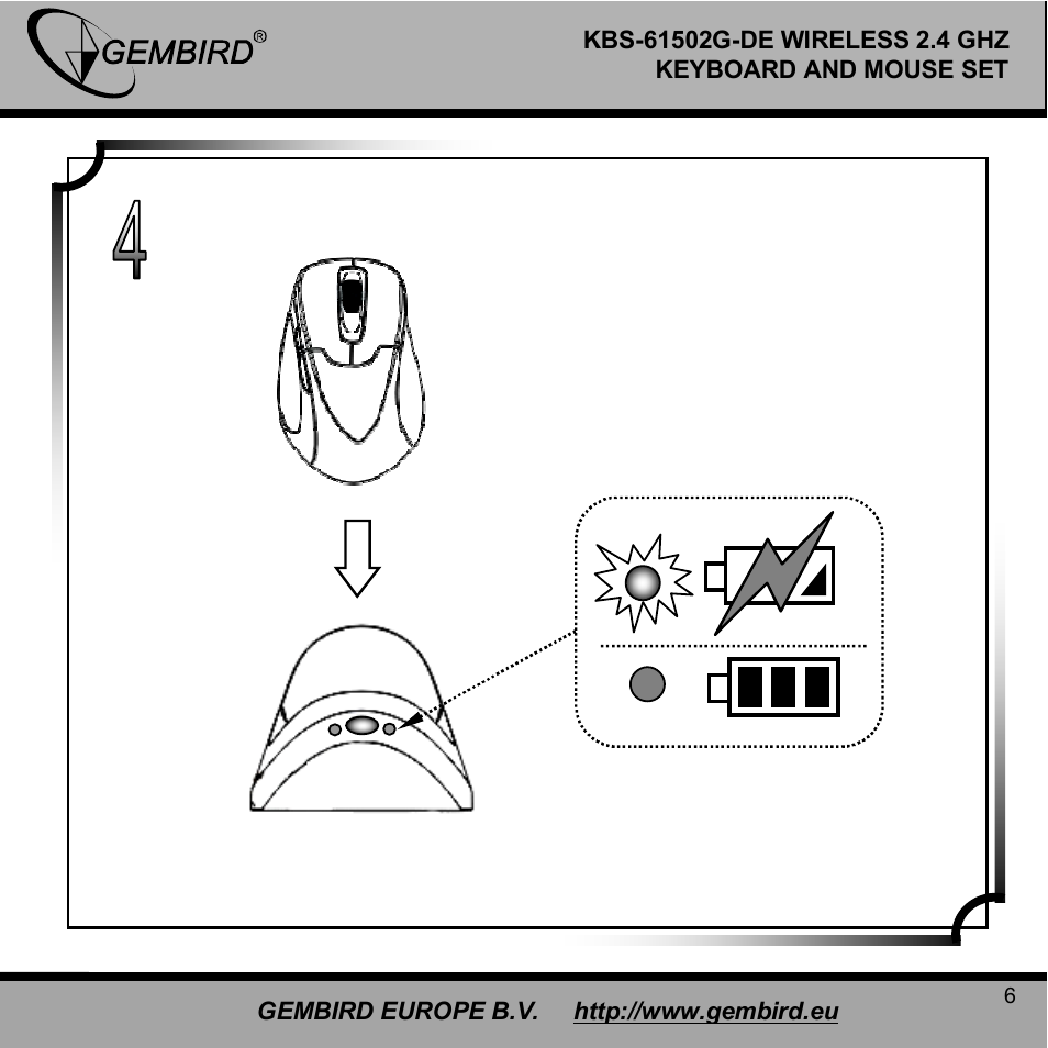 Gembird KBS-61502G-DE User Manual | Page 6 / 12