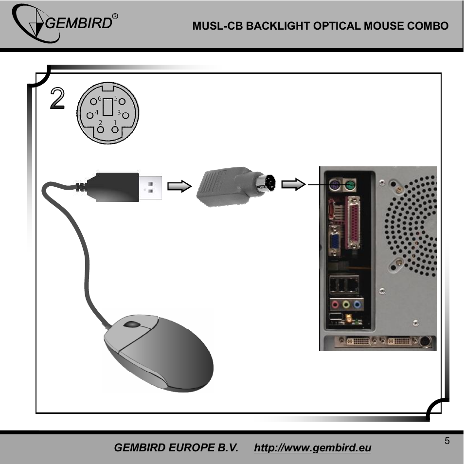 Gembird MUSL-CB User Manual | Page 5 / 12
