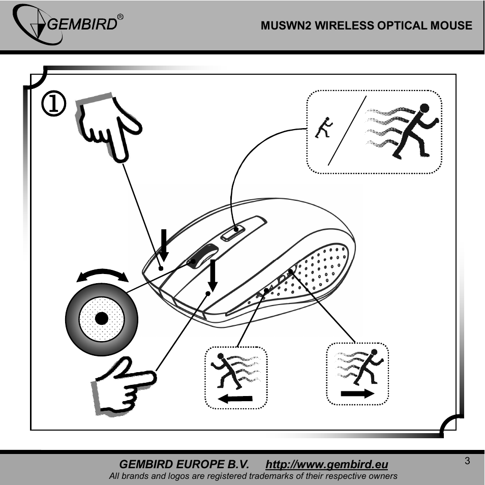 Gembird MUSWN2 User Manual | Page 3 / 11