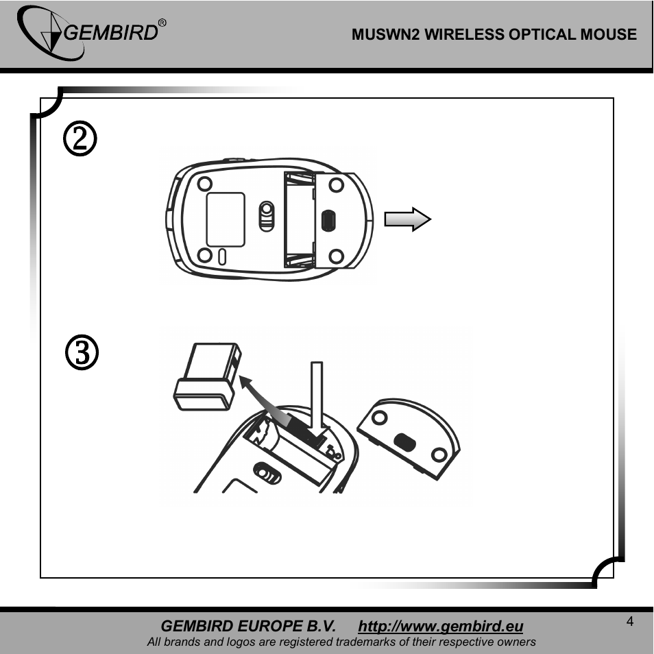 Gembird MUSWN2 User Manual | Page 4 / 11