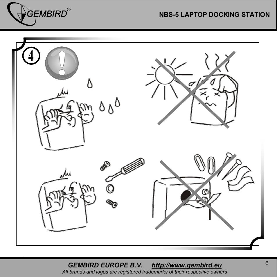 Gembird NBS-5 User Manual | Page 6 / 10