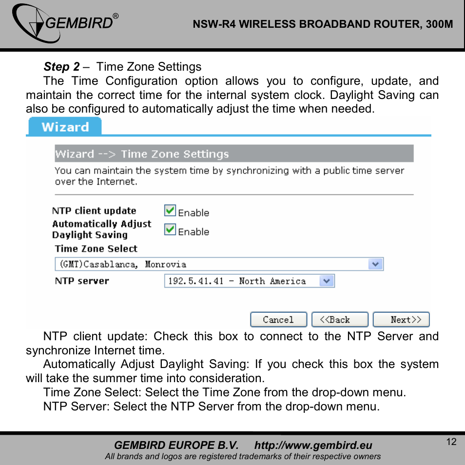 Gembird NSW-R4 User Manual | Page 12 / 49