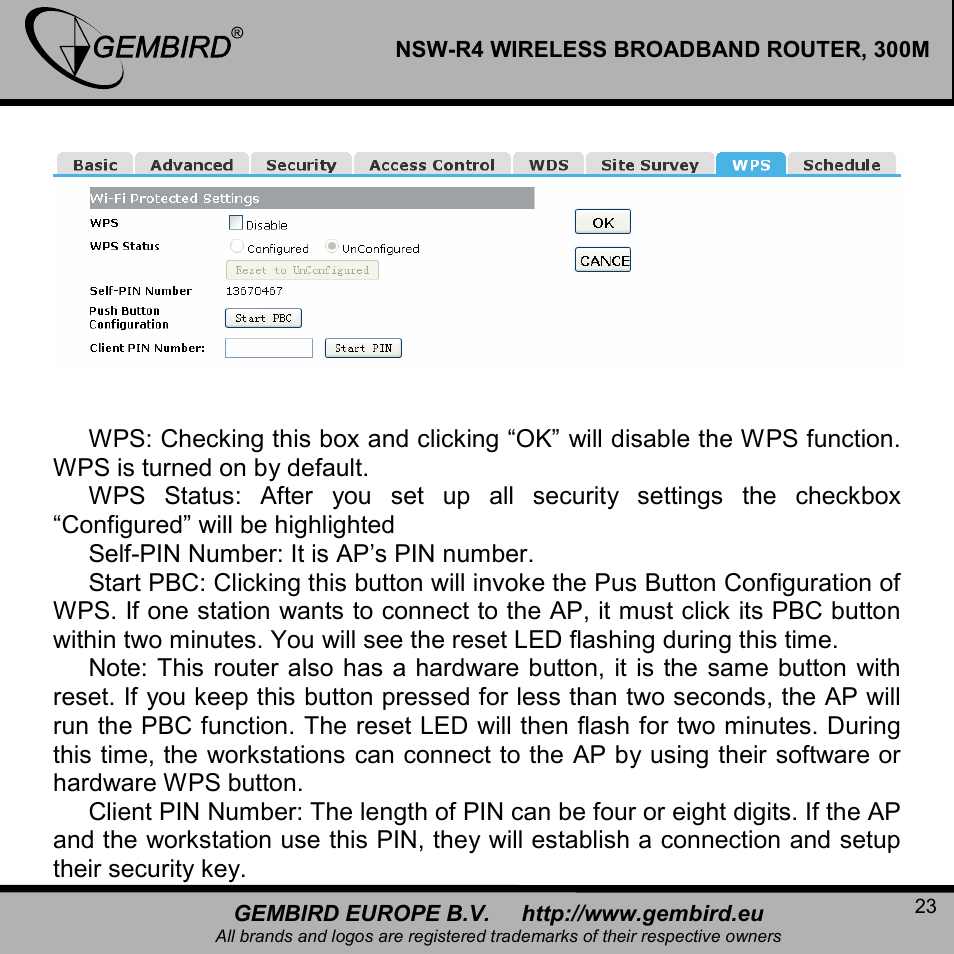 Gembird NSW-R4 User Manual | Page 23 / 49