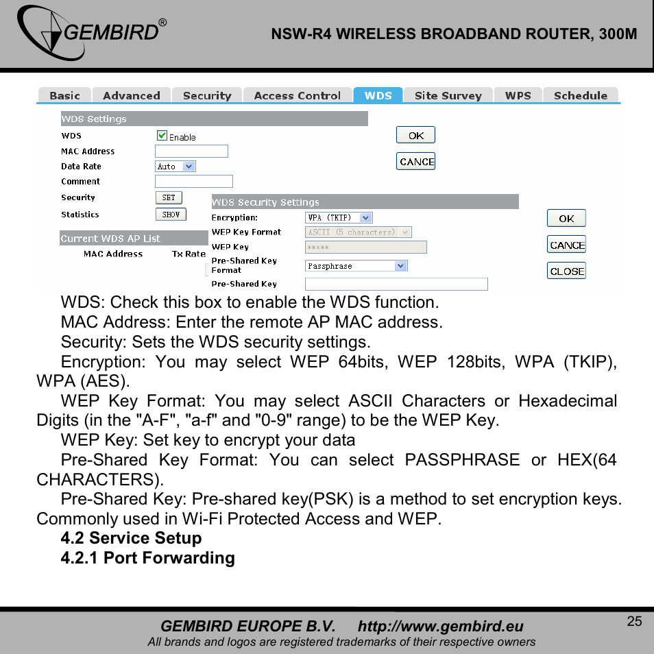 Gembird NSW-R4 User Manual | Page 25 / 49