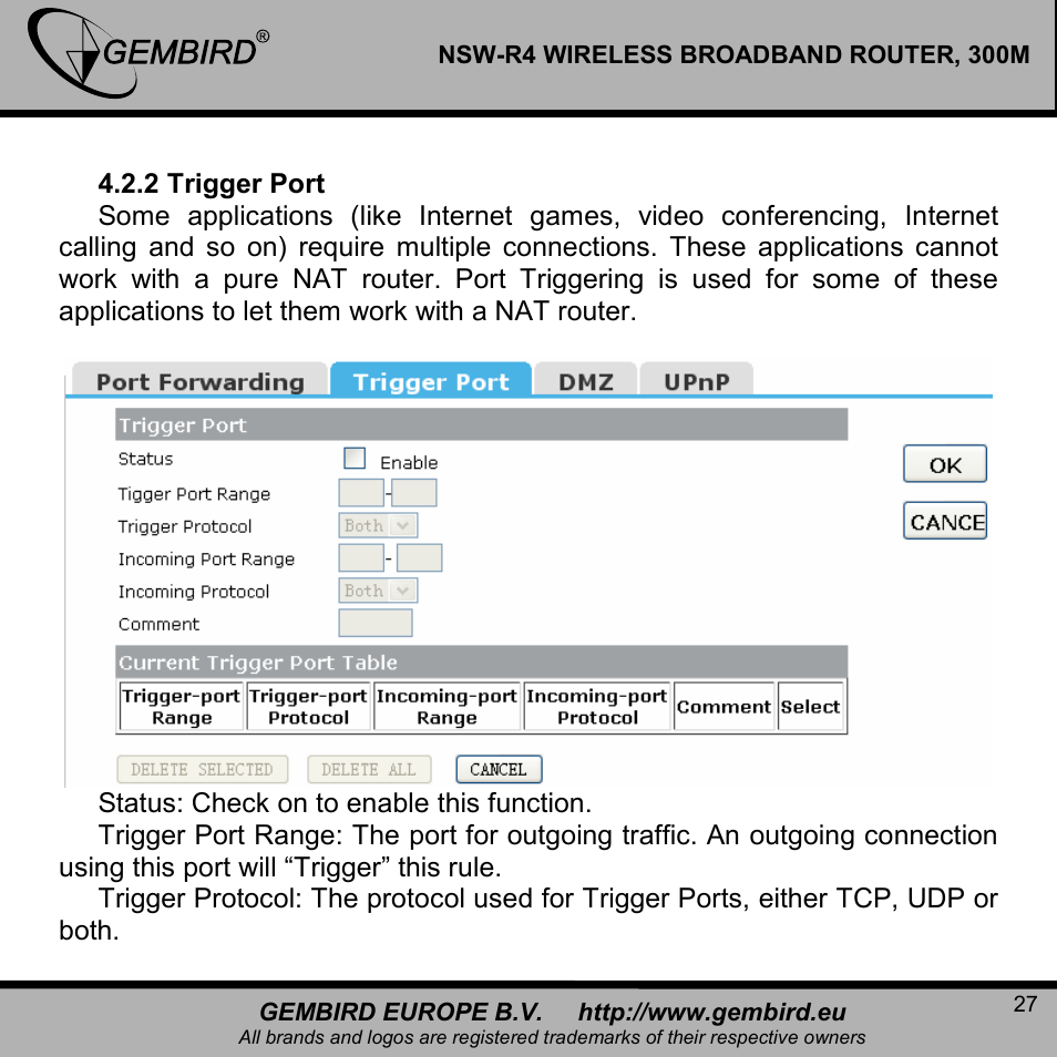 Gembird NSW-R4 User Manual | Page 27 / 49