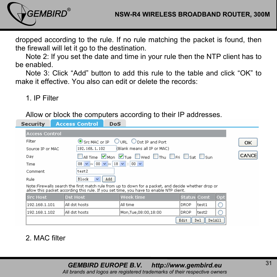 Gembird NSW-R4 User Manual | Page 31 / 49