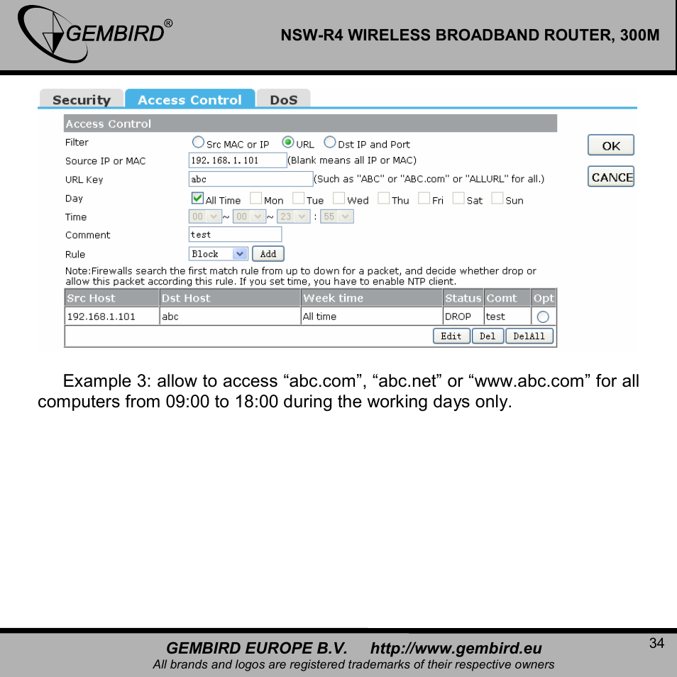 Gembird NSW-R4 User Manual | Page 34 / 49