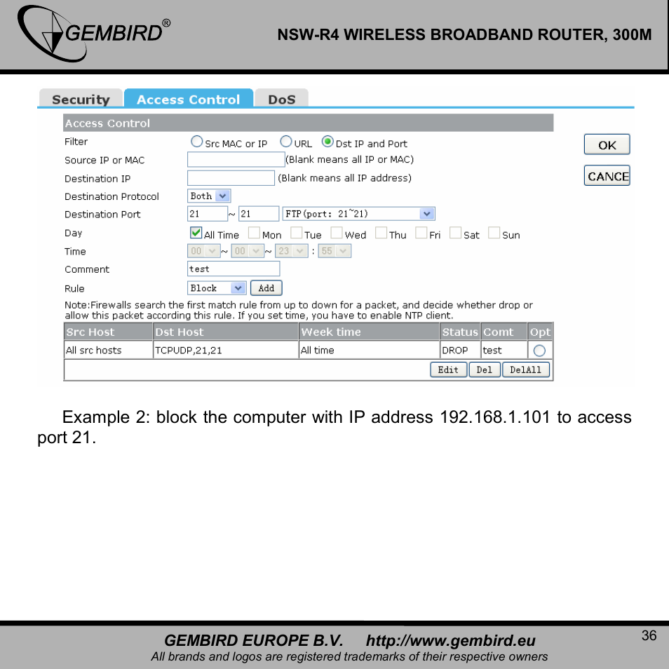 Gembird NSW-R4 User Manual | Page 36 / 49