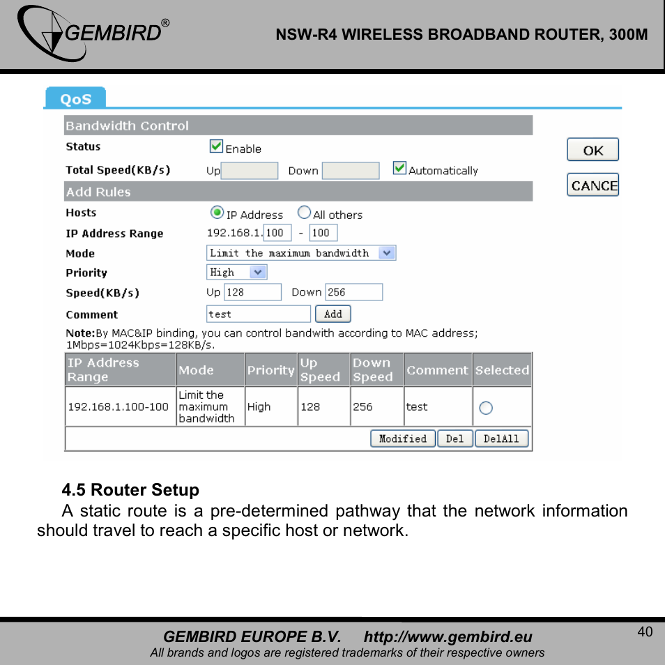 Gembird NSW-R4 User Manual | Page 40 / 49