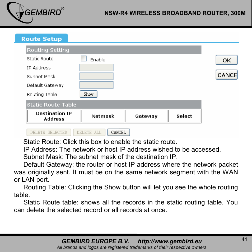 Gembird NSW-R4 User Manual | Page 41 / 49