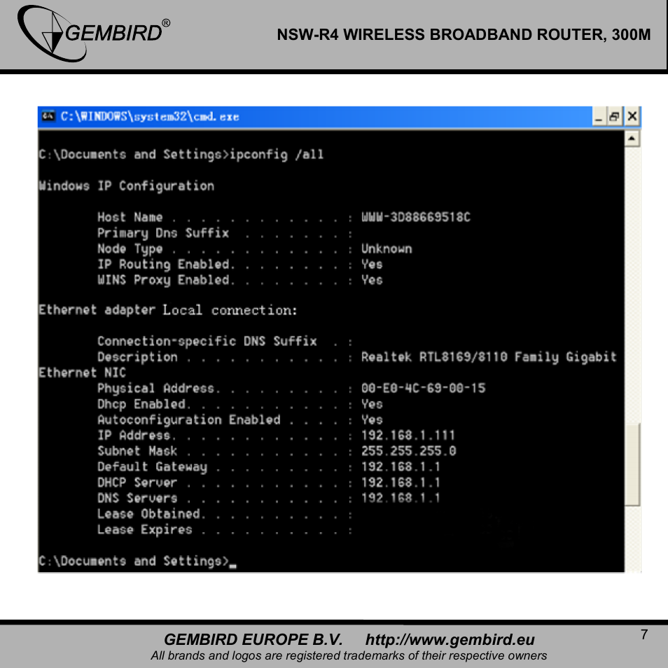 Gembird NSW-R4 User Manual | Page 7 / 49