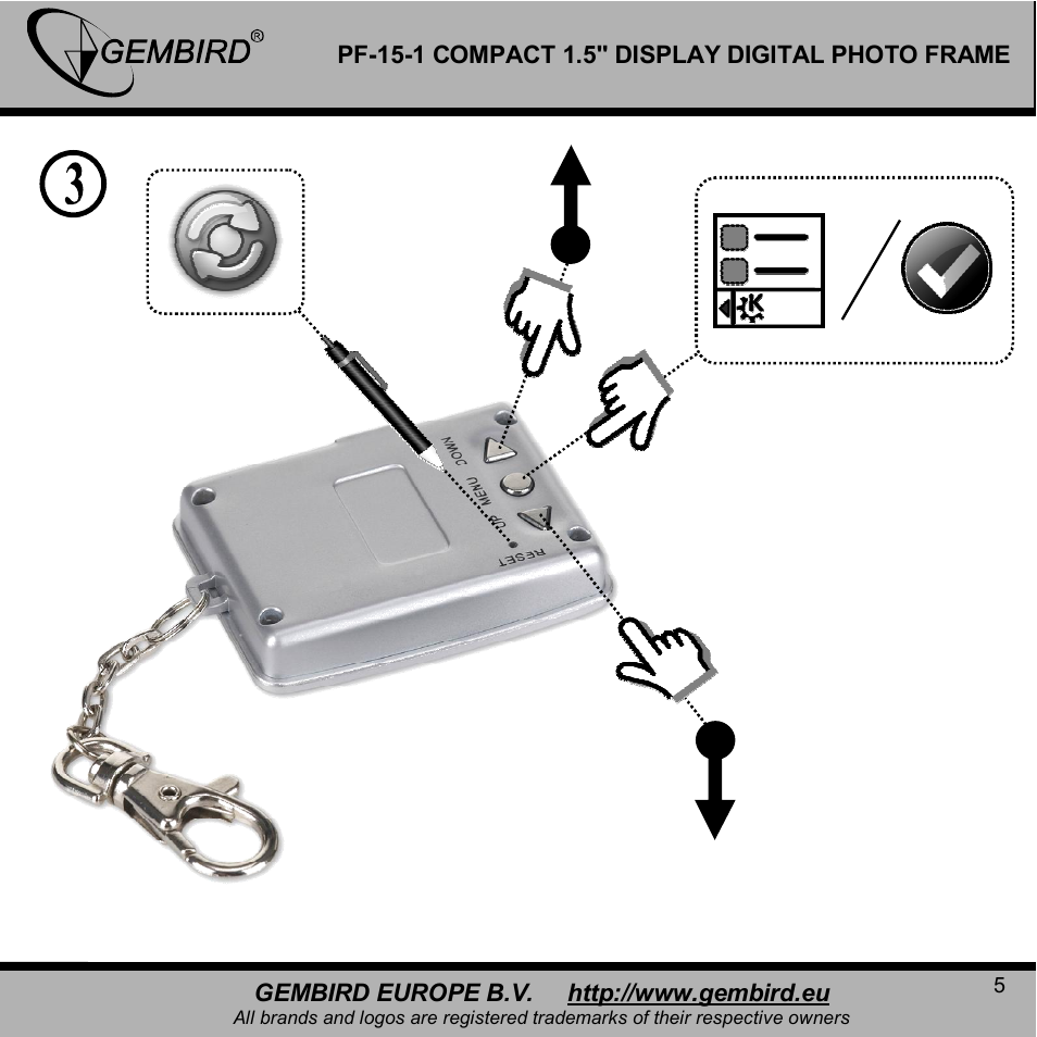 Gembird PF-15-1 User Manual | Page 5 / 11