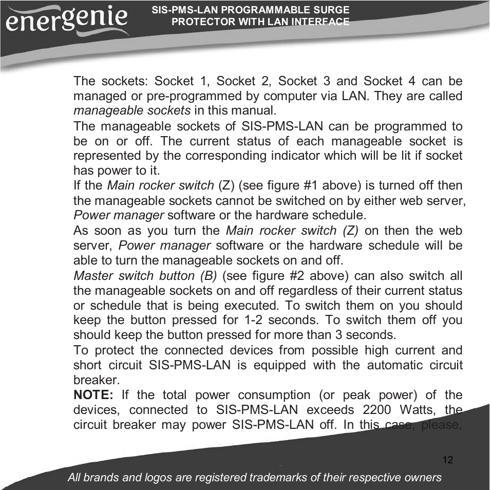 Gembird SIS-PMS-LAN User Manual | Page 12 / 64