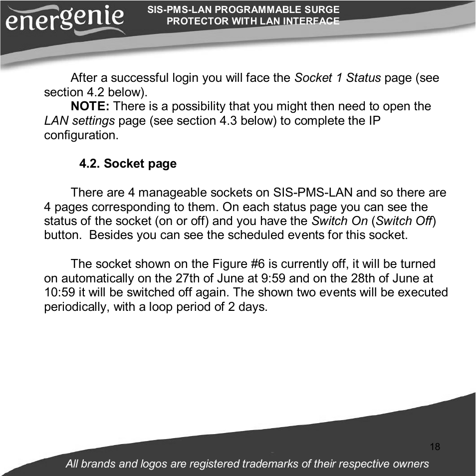 Gembird SIS-PMS-LAN User Manual | Page 18 / 64