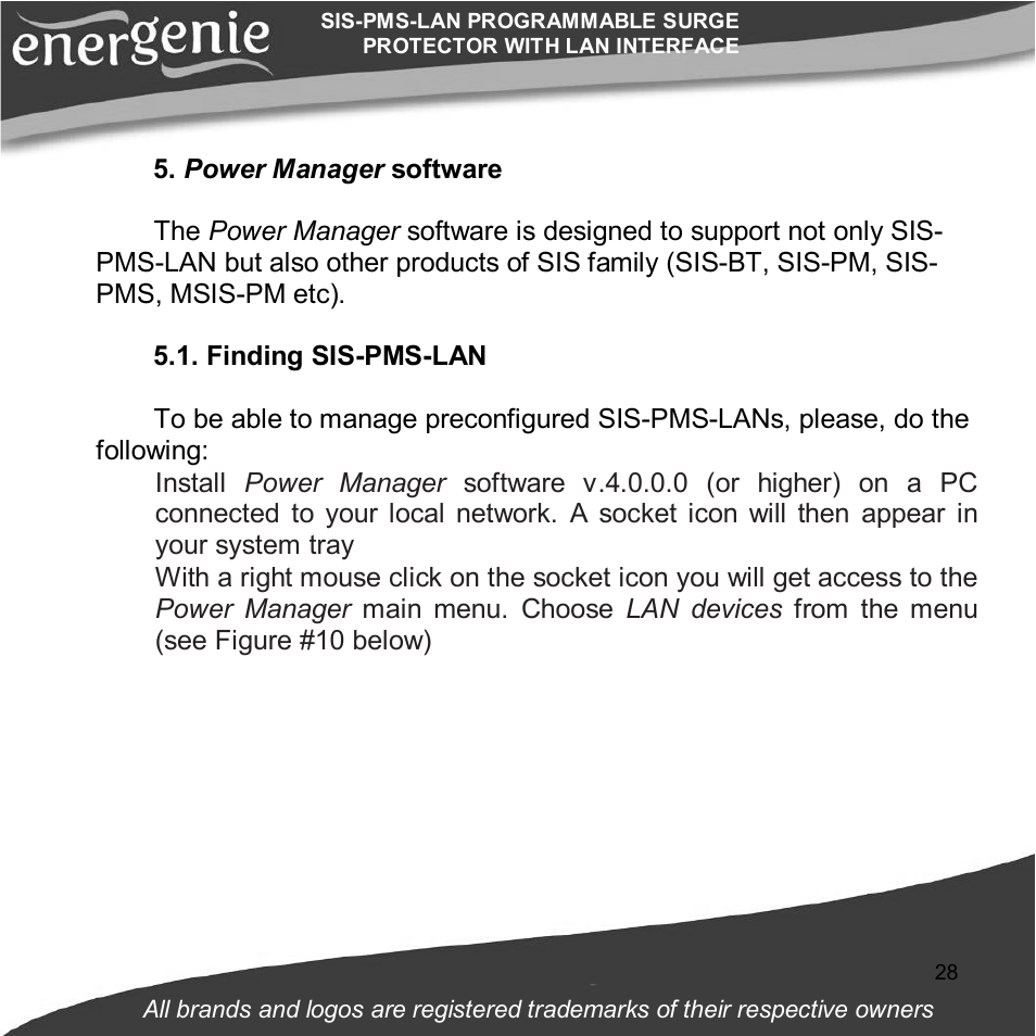 Gembird SIS-PMS-LAN User Manual | Page 28 / 64