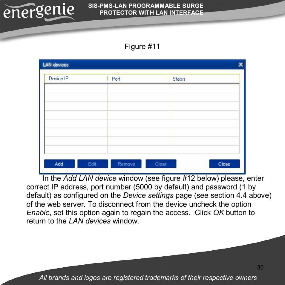 Gembird SIS-PMS-LAN User Manual | Page 30 / 64