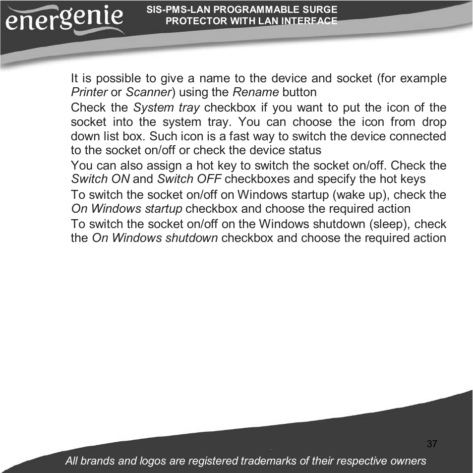 Gembird SIS-PMS-LAN User Manual | Page 37 / 64