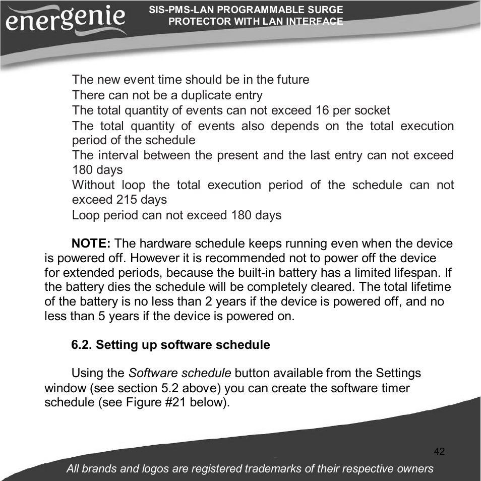 Gembird SIS-PMS-LAN User Manual | Page 42 / 64