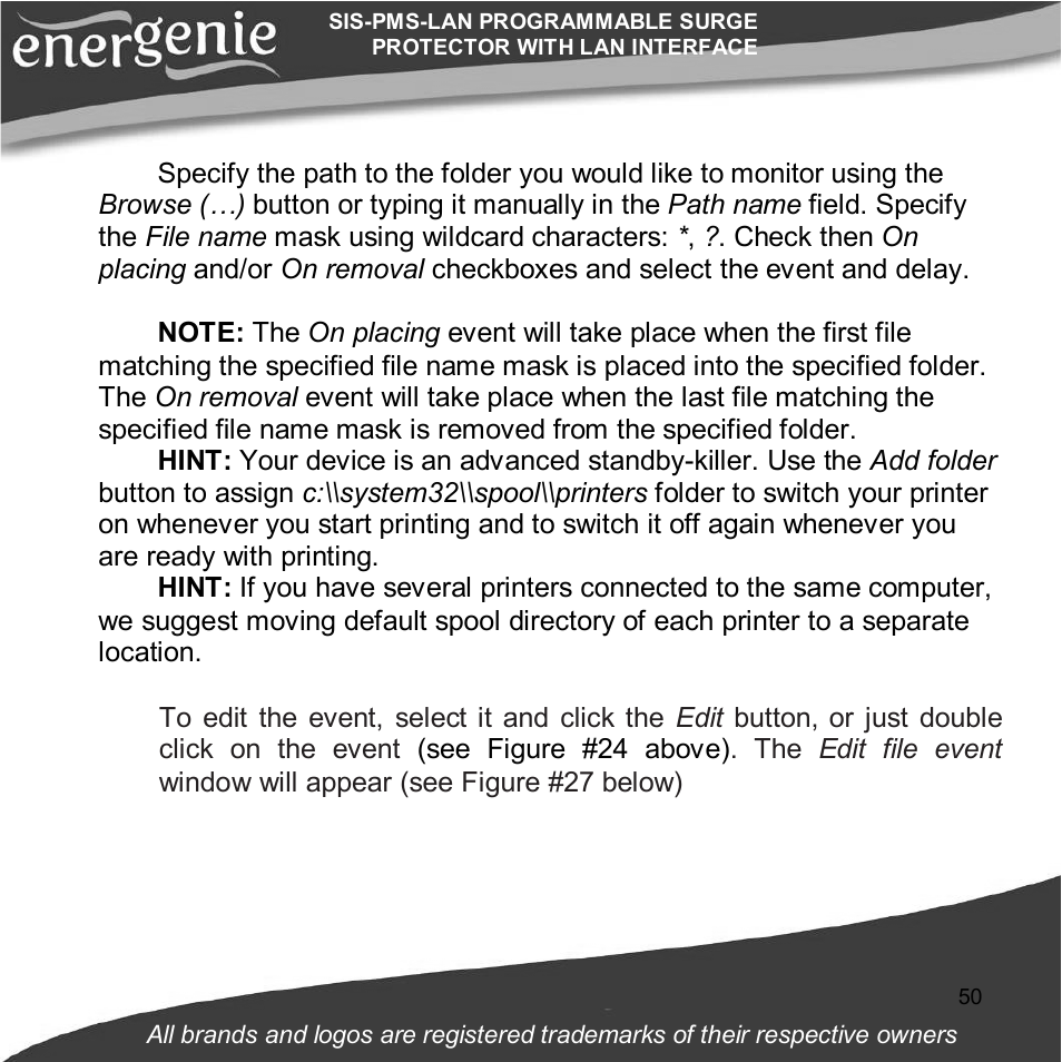 Gembird SIS-PMS-LAN User Manual | Page 50 / 64