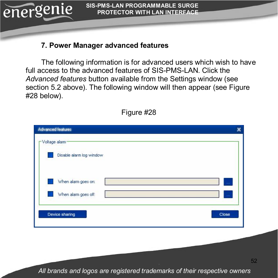 Gembird SIS-PMS-LAN User Manual | Page 52 / 64