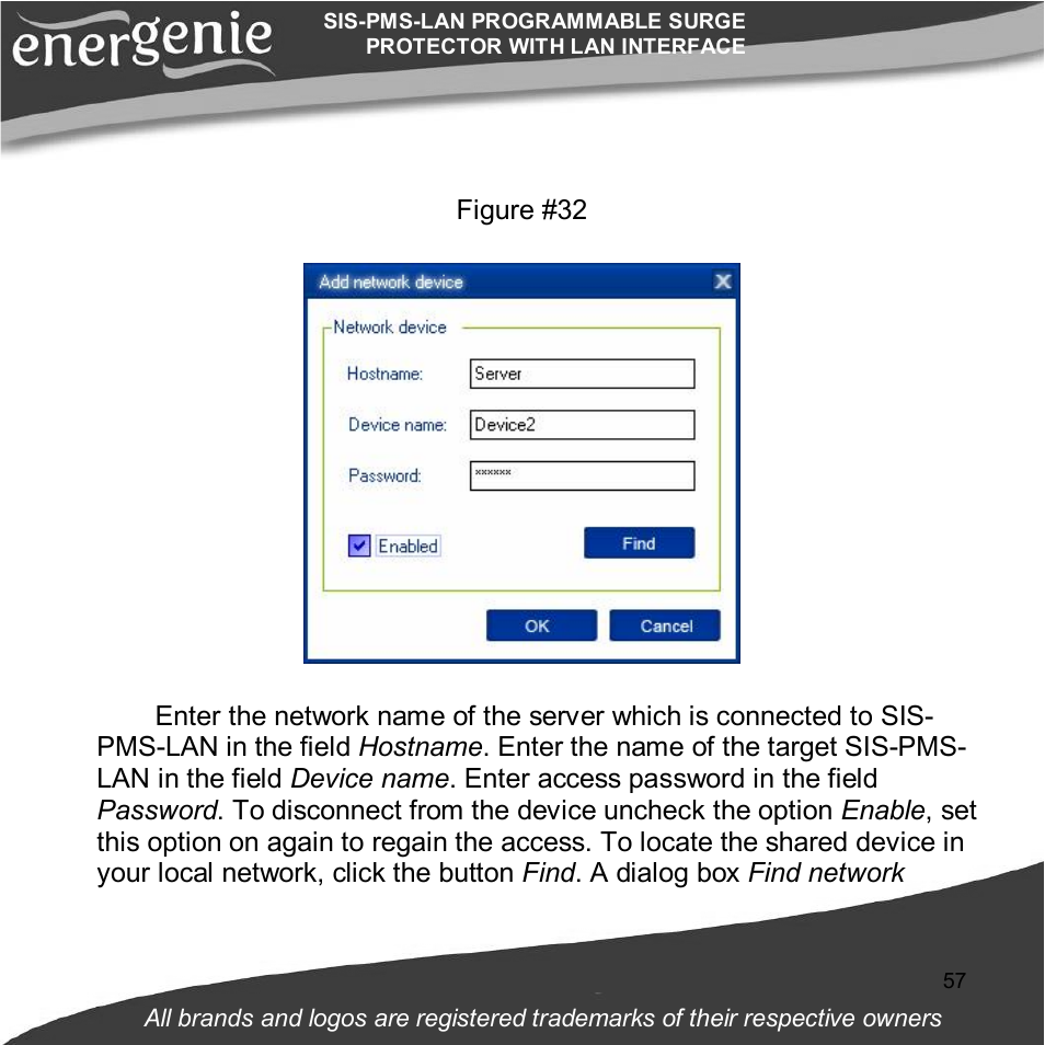 Gembird SIS-PMS-LAN User Manual | Page 57 / 64