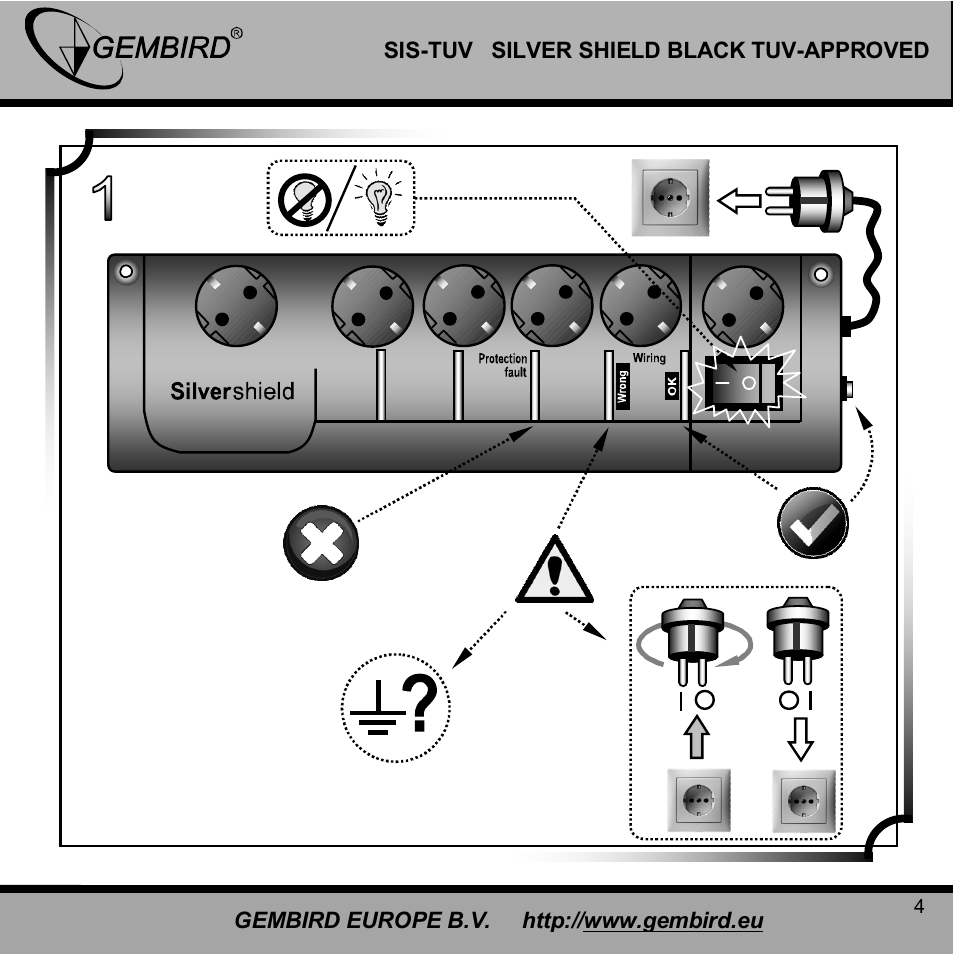 Gembird SIS-TUV User Manual | Page 4 / 10