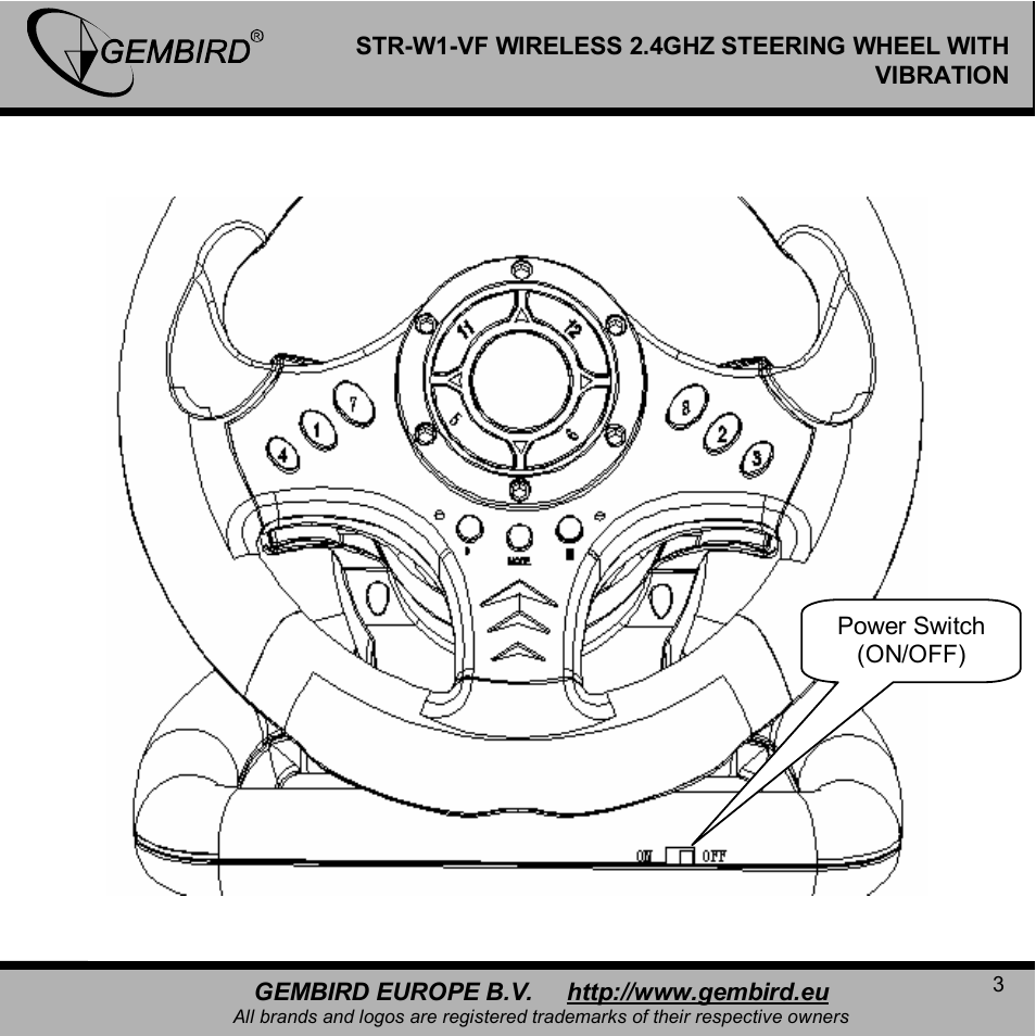 Gembird STR-W1-VF User Manual | Page 3 / 16
