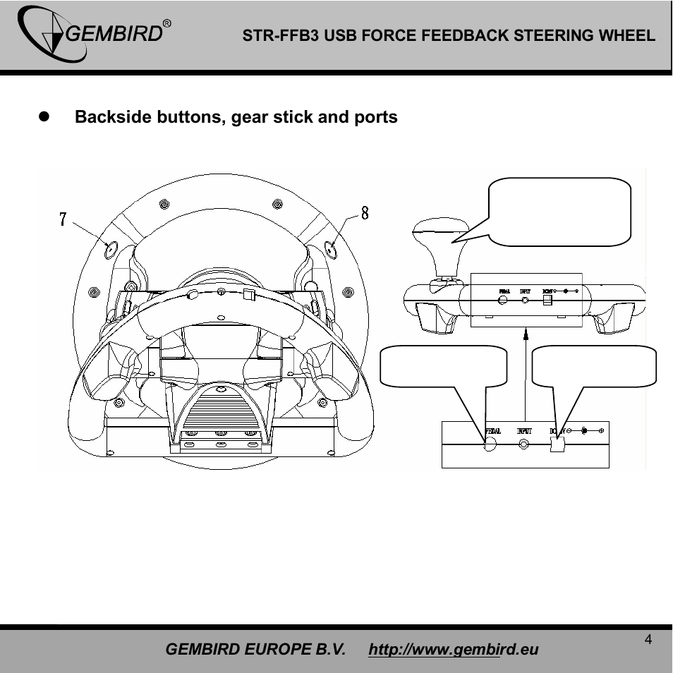 Gembird STR-FFB3 User Manual | Page 4 / 13