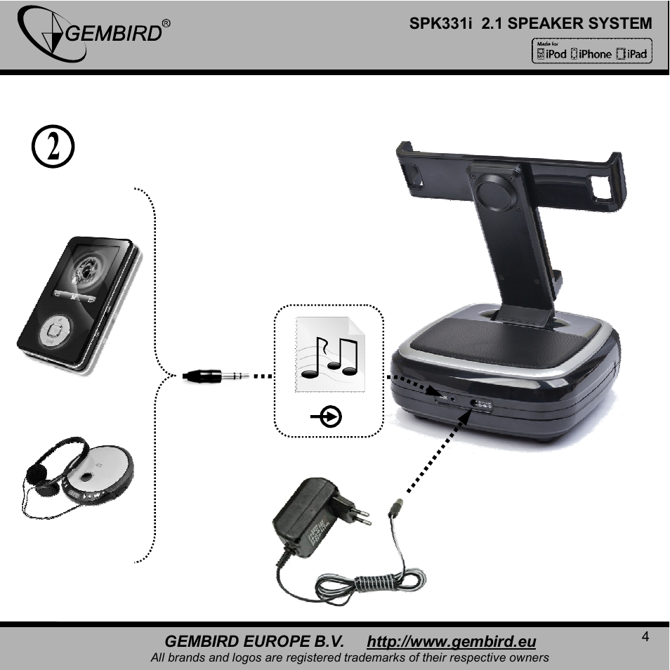 Gembird SPK331i User Manual | Page 4 / 12