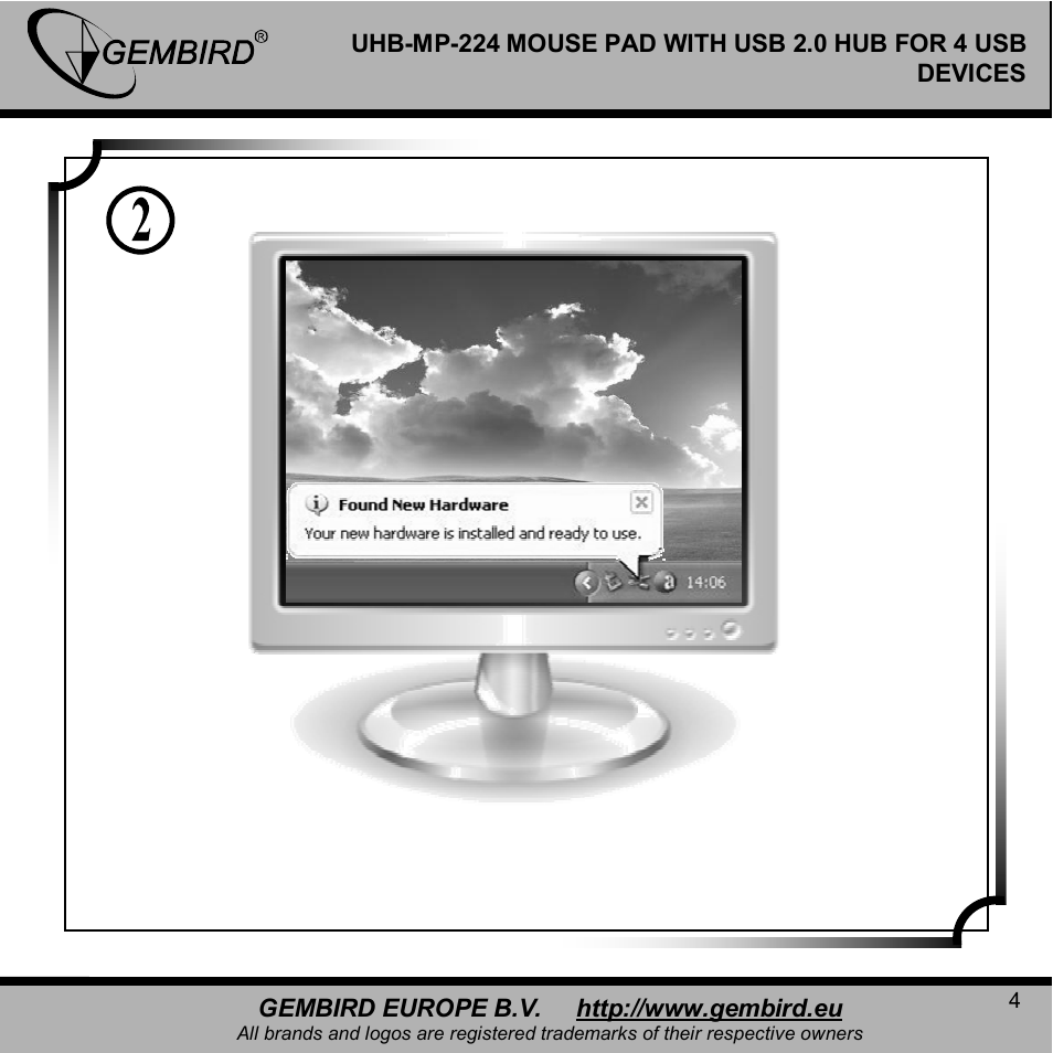 Gembird UHB-MP-224 User Manual | Page 4 / 11