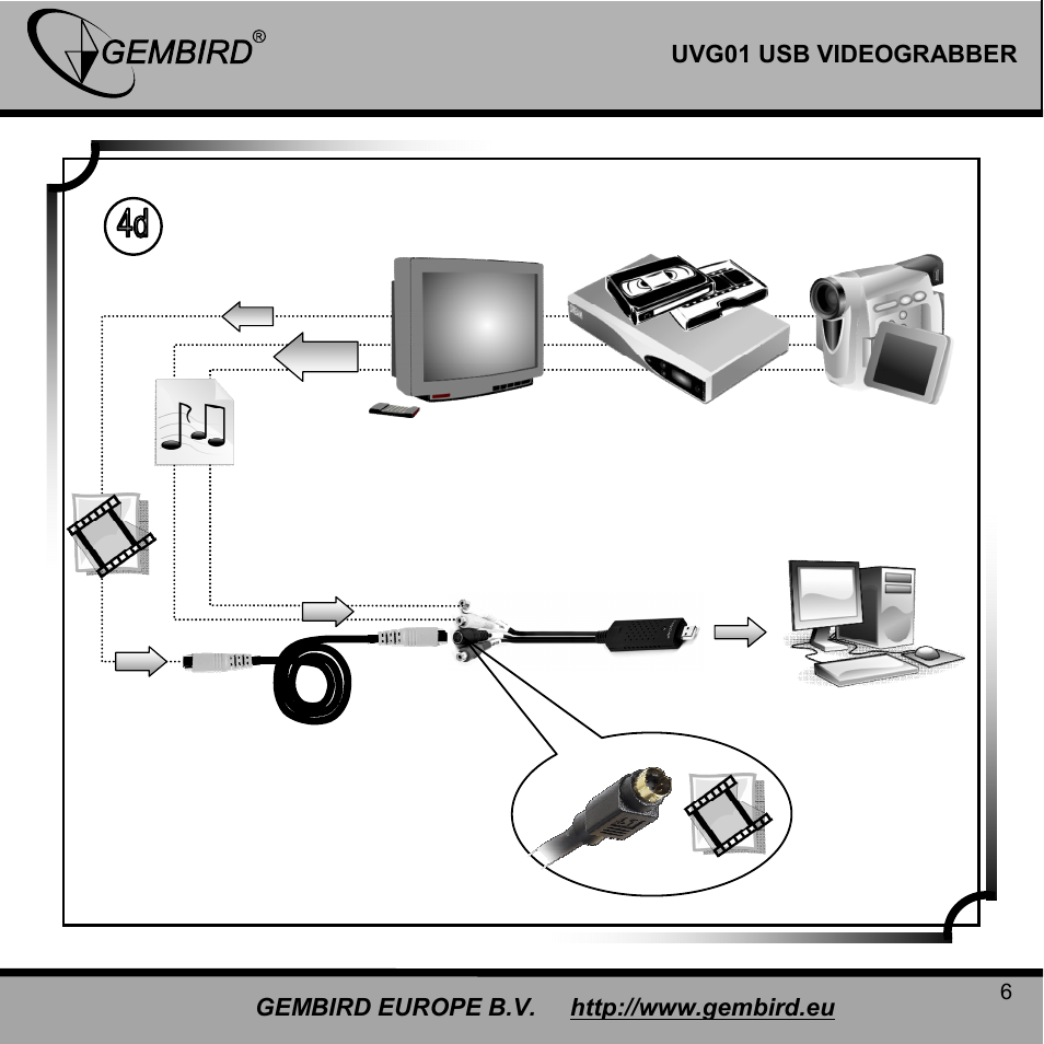 Gembird UVG01 User Manual | Page 6 / 12