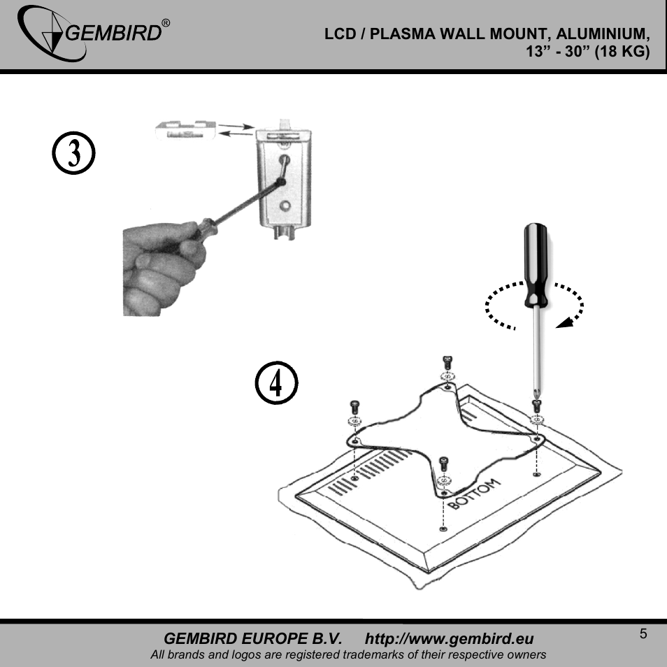 Gembird WM-002 User Manual | Page 5 / 11