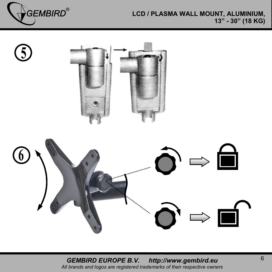 Gembird WM-002 User Manual | Page 6 / 11