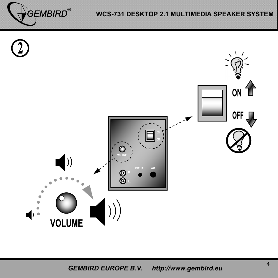 Gembird WCS-731 User Manual | Page 4 / 10