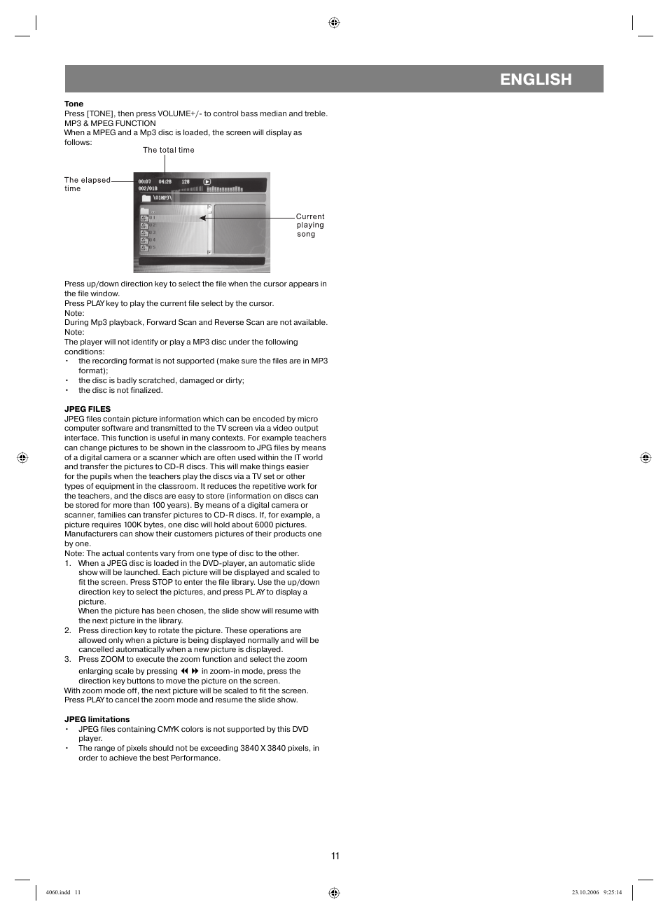 English | Vitek VT-4060 SR User Manual | Page 11 / 60