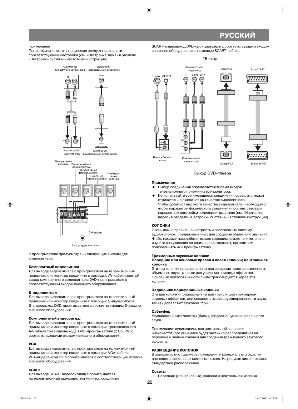 Русский | Vitek VT-4060 SR User Manual | Page 29 / 60