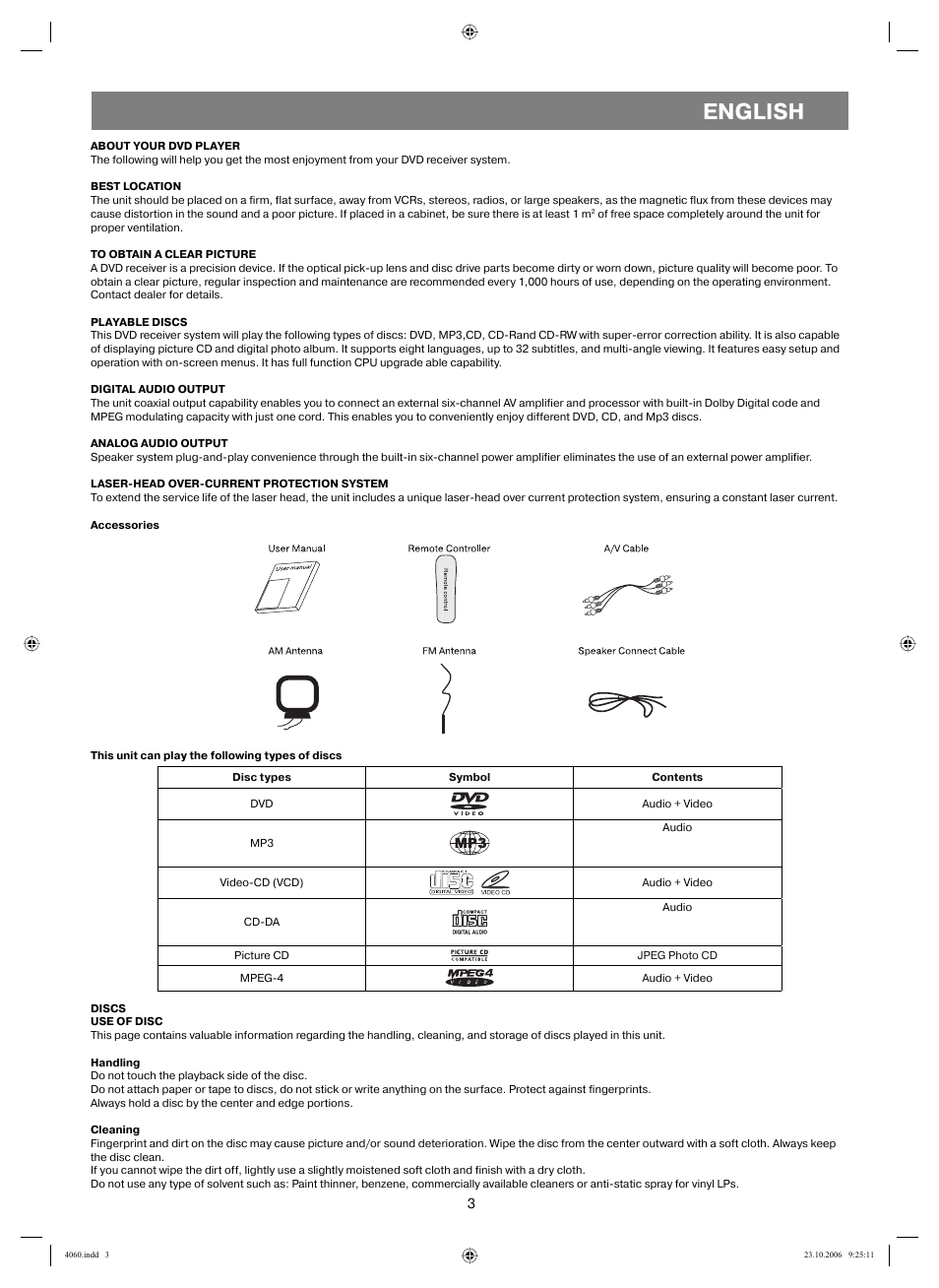 English | Vitek VT-4060 SR User Manual | Page 3 / 60