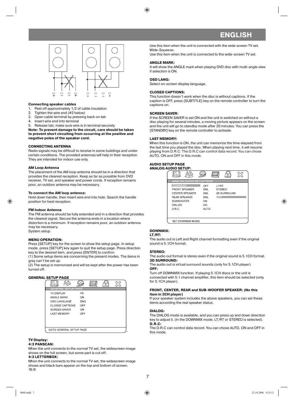 English | Vitek VT-4060 SR User Manual | Page 7 / 60