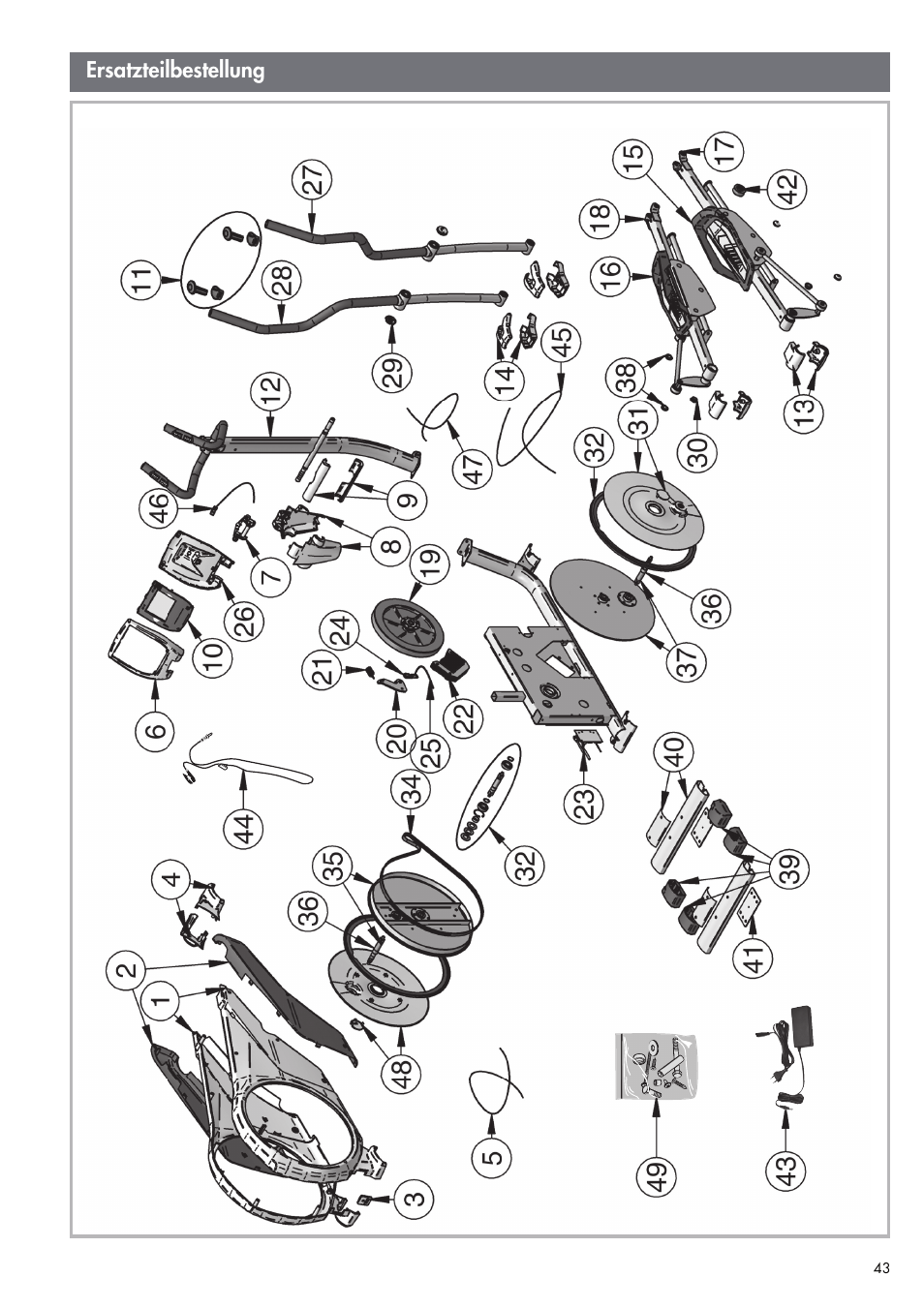 Ersatzteilbestellung | Kettler UNIX EX (maintenance) User Manual | Page 19 / 20