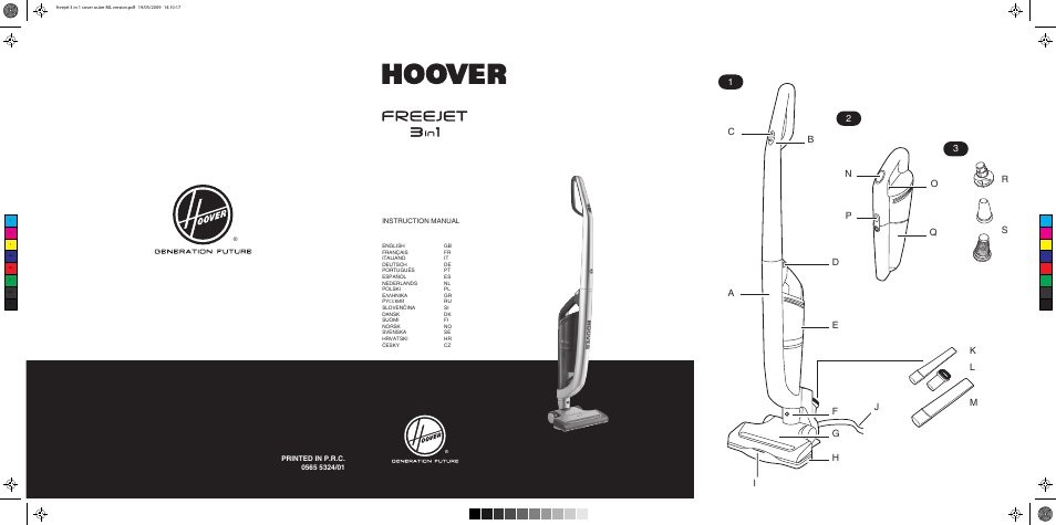 Hoover FREEJET FJ180B2 011 User Manual | 50 pages