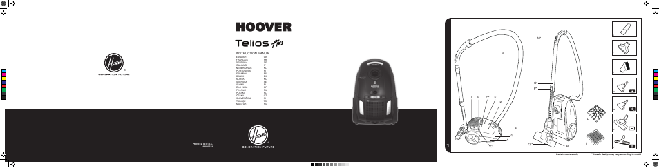 Hoover TELIOS PLUS TTE 2304 019 User Manual | 56 pages