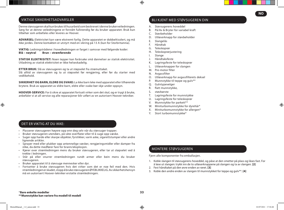 Hoover MISTRAL-TMI1815 019 User Manual | Page 35 / 71