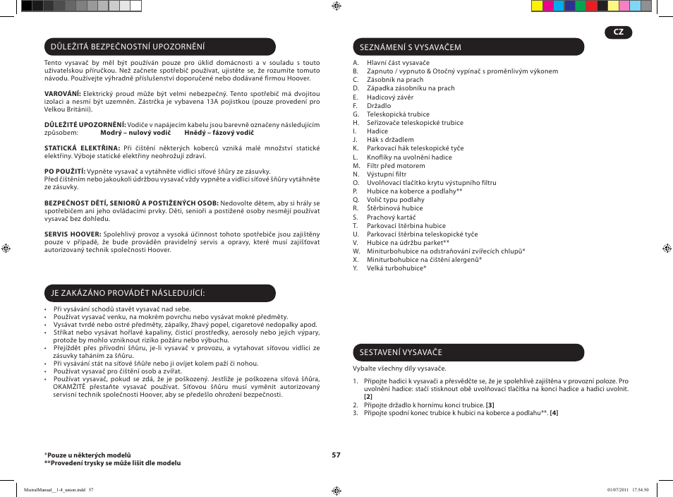 Hoover MISTRAL-TMI1815 019 User Manual | Page 59 / 71