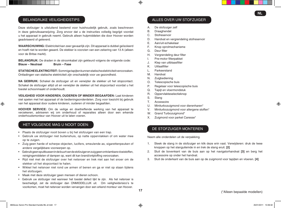 Hoover XARION-XARION PRO TXP 1510 019 User Manual | Page 19 / 66
